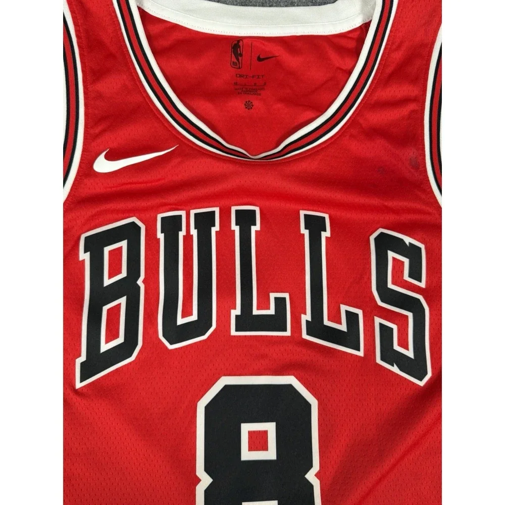 Nike NBA Chicago Bulls Zach LaVine #8 Swingman Jersey Red Mens Large 48